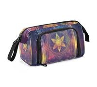 KLL Large Pencil Case Large Capacity Pen Pencil Case with Handle School Supplies For Teen Girls for Adults High School Pentacles Tarot