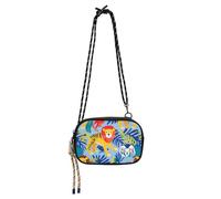 KLL Lion Tigers Monkey Mini Crossbody Bags for Women Practical with Adjustable Strap Black Handbag Date