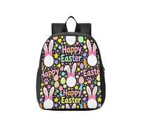 KLL mini backpack for kids boys Happy Easter Cute Rabbit | bookbags,for elementary,mochilitas para ni?os