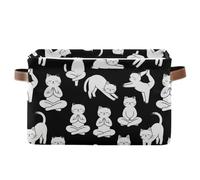 KLL Modern Tropical Plants Pink Green storage baskets, foldable and waterproof pantry baskets with sturdy handle bags little 2 pack for store store toys