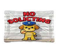 KLL Not Solicting Cartoon Cute Dog Washable Pet Sleeping Mat Soft Anti-Slip Dog Cat Bed for Large Jumbo Medium Small Dogs 24" x 18"