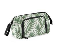 KLL Pen Case Large Capacity Green Juniper Needle Pattern