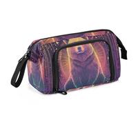 KLL Pencil Bag Large Capacity Cute Pencil Case Multifunctional Case with Pencil Holder for Teen Girls Travel Bear Tarot