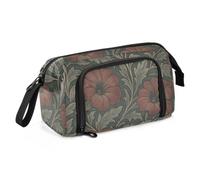 KLL Pencil Bag Large Capacity William Morris Petunia Pattern