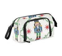 KLL Pencil Bags Large Capacity Christmas Nutcrackers Soldiers Winter | Pencil Case Box,Multifunctional ,for Teens Kindergarten