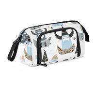 KLL Pencil Bags Large Capacity Little Vikings Trendy Scandinavian