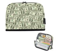 KLL Pencil Case Large Capacity Pen Cases Multi-Purpose Multi-Purpose Bag for Adults Kindergarten One Hundred Dollar Cash Money