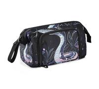 KLL Pencil Cases Large Capacity Slim Pencil Case with Slot School Supplies For Teen Girls for Kids Cosmetics Sweet Ball Python