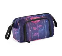 KLL Pencil Cases Large Capacity Slot Pencil Case Lightweight Pencil Pen Case Cosmetic Makeup for Teen Boys School Supply Rose Tarot