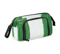 KLL Pencil Pouches Large Capacity Nigeria Flag Nigerian National Green