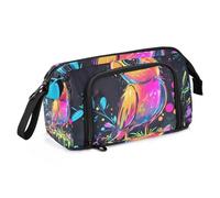 KLL pencil poucheses Large Capacity Cute School Supplies Lightweight Pencil Cases For School for Boys Preppy School Supplies Cute Parrot