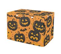 KLL plushies Jack o Lanterns Classic Halloween Metal Dog Crate Covers Pets Kennel Cover with Roller Shades 36 Inch