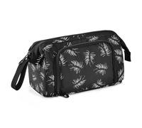 KLL Preppy Pencil Case for Girls Tropical Tropical Pencil Case Large Capacity Large Capacity Pencil Case Art Deco Pencil Case with Zipper, Tropical Pattern, 1 size, Art Deco
