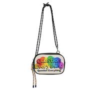 KLL Question Everything Cross Body Bag Womens Comfort with Credit Card Slots Side Bags Walk the dog