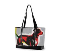 KLL Red Black Dog Cute professional laptop bag 14 inch with zipper bags for women tote professional for nurse work with estuche para laptop 14 pulgadas