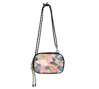KLL Rich Chinese Watercolor Flowers Mini Crossbody Bag for Womens Fashion with Adjustable Strap Purses Go shopping