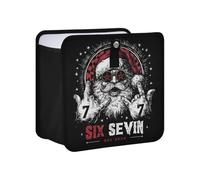 KLL Santa Six Seven Hanging Foldable Foldable Car Garbage Can Hanging Garbage can with lid bin Trash for Women Men Road Trip Essentials