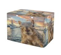 KLL Ship Squirrel America Crate Covers for Dog Cages Puppy Wire Cage Covers Roller Shades 36 Inch