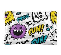 KLL Simple Cute Monsters Washable Dog Cat Bed Non-Slip Soft Comfortable Pet Kennel Beds for Medium/Large Dogs 24" x 18"