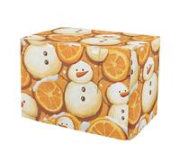 KLL Snowmen Orange Fruits Dog Cage Covers Kennel Covers Rollers Shades 42 Inch