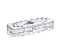 KLL Spiritual Witchy Moon Designed Clear Pencil Box Plastic