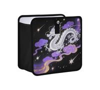 KLL Stars Purple Shining Dragon Hanging Foldable Portable Trash can Hanging Bags for car Trash can Organizer bin for SUV, Truck & Minivan