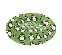 KLL Sweet Penguin Green Relieve Stress Pet Cat Beds fluffier Puppy Beds for Medium Size Pets Sleeping Camas para mascotas Grandes