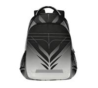 KLL Symmetric V?shape Gradient backpacks for kids with chest strap book bags for middle school mochilas para la escuela