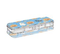 KLL The Terrifying Blue Halloween ghosts Bat Designed Plastic Pencils Box