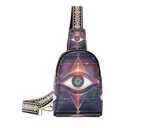 KLL Trendy Dreamy Colors Tarot Eye travel fanny pack anti-theft the shoulder fanny pack for hiking