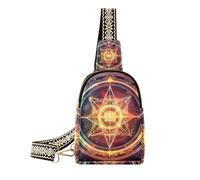 KLL Trendy Dreamy Colors Tarot Pentacles Star bags for girls sturdy fanny pack for women for travel