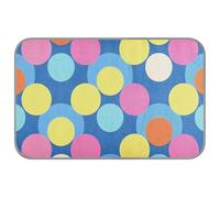 KLL Trendy Polka Dot Peach Blue Summer Cooling mat Gel Self Cooling mat for Cats for pet Outdoor cat Accessories tapete refrescante para mascotas M