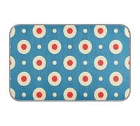 KLL Trendy Polka Dot Red Dark Blue Summer Cool pet pad Self Cooling mat for Dogs for Doggie Sleeping Waterproof tapete enfriador para Perros M