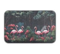 KLL Tropical Jungle Flamingos Zebras Summer cat Cooling mat Outdoor Self Cooling mat for Cats for Puppy Indoors cat Accessories tapete enfriador para Perros M