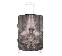KLL Victorian Halloween Séance Elastic durables luggage cover Washable Baggage cover luggage protector Fit 18-32 Inch Luggage, Victorian Halloween Séance, S 18-20 in