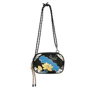 KLL Water Lily Japanese Red Side Bag Crossbody for Mens Waterproof with Credit Card Slots Cell Phone Purse Walk the dog