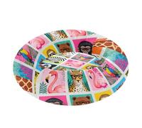 KLL Wild Funny Animal Pop Art Warm & Cozy Pet Cat Beds fluffier Cat Pillow Bed for Small Size Pets Sleeping camita para Gatos
