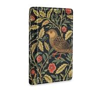 KLL William Morris Design Bird men wallet slim With ID Window RFID Blocking money clip with card holder for Men and Women carteras para hombre