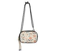 KLL William Morris Retro Flowers Womens Purses Crossbody for Mens Comfort with Adjustable Strap Messenger Bag Crossbody Walk the dog