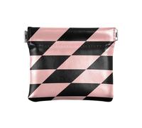 KLL Women Men Leather Coin Purses Portable Jewelry Organizer for Women Girls, Dynamic Shading Pattern, Dynamic shading pattern, One Size, Print