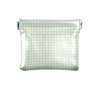 KLL Women PU Leather Coin Purse Fancy Card Cases Money Organizers for Mothers Sister, Gingham Buffalo Plaid Green, Gingham Buffalo Plaid Green, 4.33"(L) x 3.74"(W) x 0.39"(H), Print