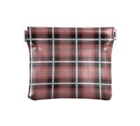 KLL Women PU Leather Coin Purse Fancy Card Key Organizers for Mothers Sister, Buffalo Plaid Vintage, Buffalo Plaid Vintage, 4.33"(L) x 3.74"(W) x 0.39"(H), Print