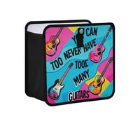 KLL You Can Never Have Too Many Guitar Hanging Foldable Tiny Trash can Hanging Trash can for Back seat Container bin for SUV, Truck & Minivan