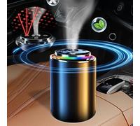 KLLsmDesign Smart Aroma Diffusers Star Projector, Auto On/Off Air Freshener Including 50ml Natural Perfume Fragrance, Rechargeable Scent in 4 concentrations for Car and Home Use