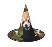 KLLTYHMU 1 Halloween Witch Hats Little Red Panda Witches Hat Mens Womens Floating Hats Costume Accessories Indoor Outdoor Halloween Decorations For Porch Yard Indoor Outdoor Decor Party Supplies