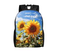 KLLTYHMU Beautiful Sunflower Travel Laptop Backpack Waterproof Lightweight Cute Backpack For Women Men Casual Daypack