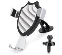 KLLTYHMU Car Phone Mount Stand Non-Slip Ultra Stable Cell Phone Holder Hands Free White Lines Car Phone Holder Universal Fit Automobile Clamp Cradle Compatible with Most Cell Phones