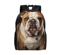 KLLTYHMU English-Bulldog Travel Laptop Backpack Waterproof Lightweight Cute Backpack For Women Men Casual Daypack