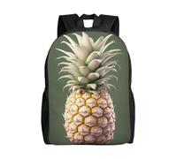KLLTYHMU Lovely Pineapple Travel Laptop Backpack Waterproof Lightweight Cute Backpack For Women Men Casual Daypack