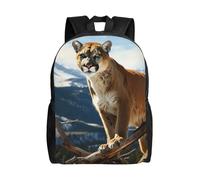KLLTYHMU Panther Mountain Lion Travel Laptop Backpack Waterproof Lightweight Cute Backpack For Women Men Casual Daypack